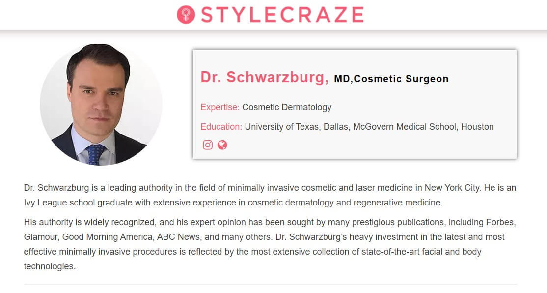 Featured Stylecraze dc Dr. Schwarzburg