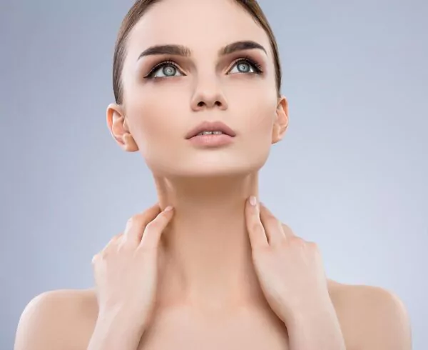 Platysmal Botox treatment 1